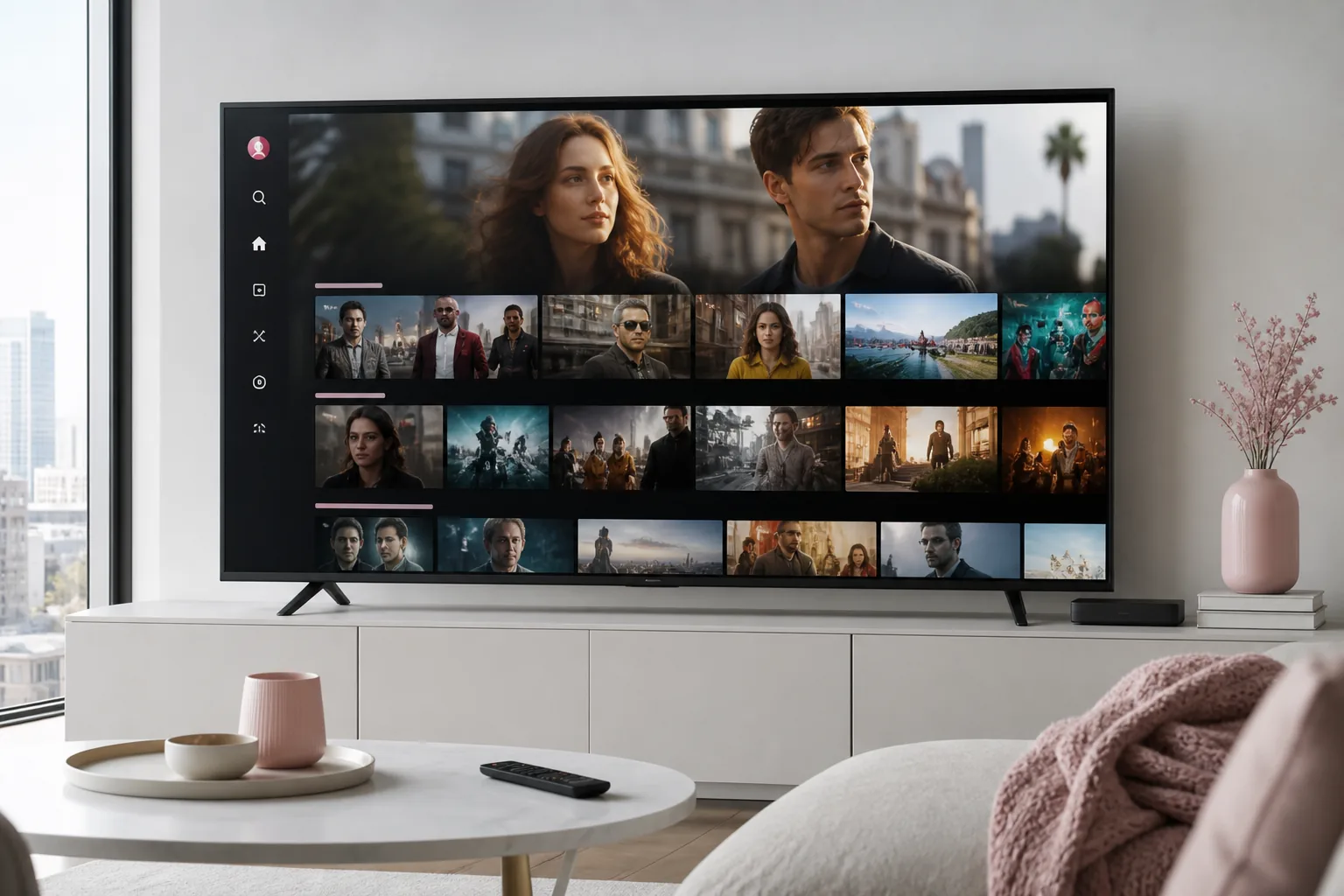Netflix inspired video streaming app preview
